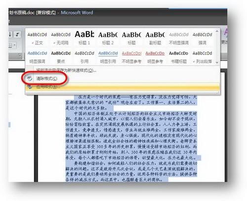 Word2007打造专业的报告书详细步骤